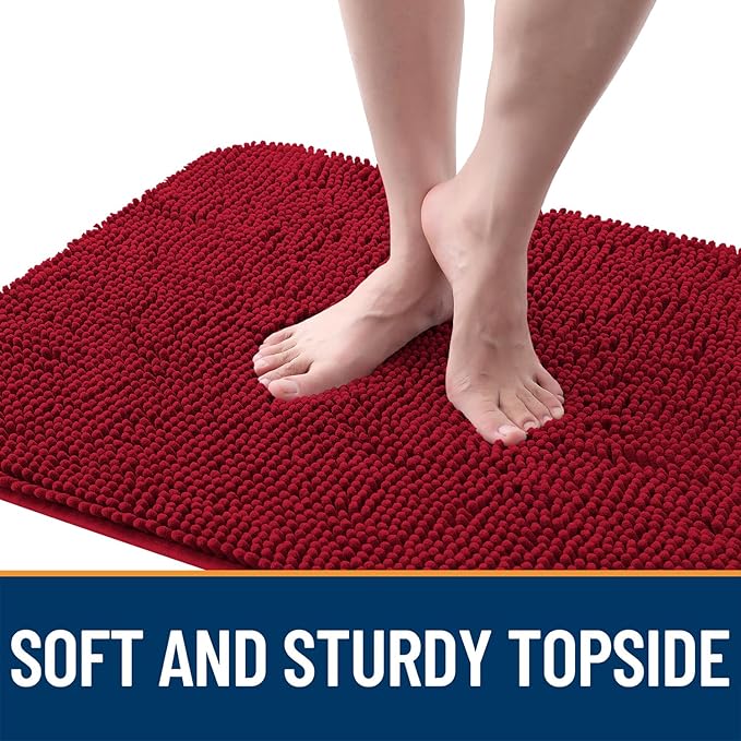 OLANLY Dog Door Mat for Muddy Paws 70x24, Absorbs Moisture and Dirt, Absorbent