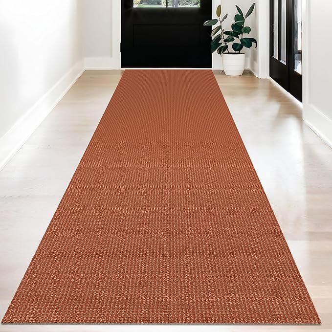 KOZYFLY Long Runners for Hallways 3x12 ft Washable Kitchen Runner Non Slip