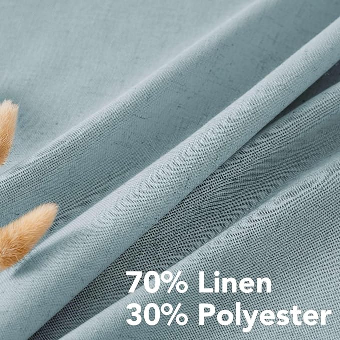 H.VERSAILTEX Living Room Linen Curtains