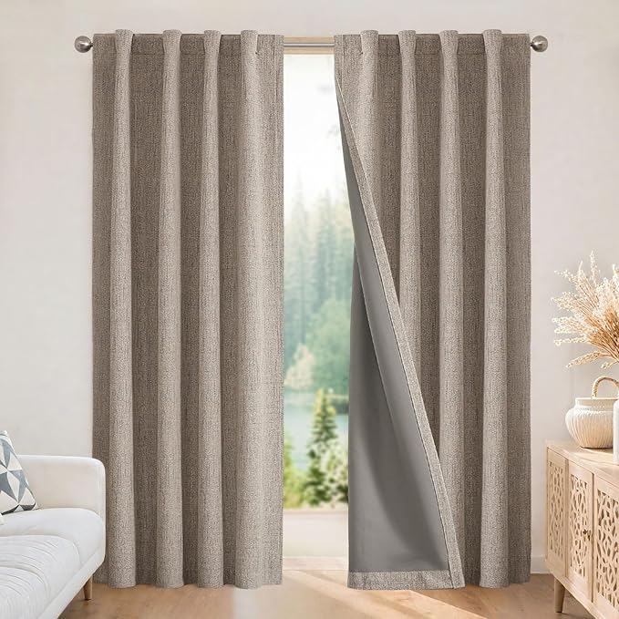 Joydeco Blackout Curtains for Bedroom