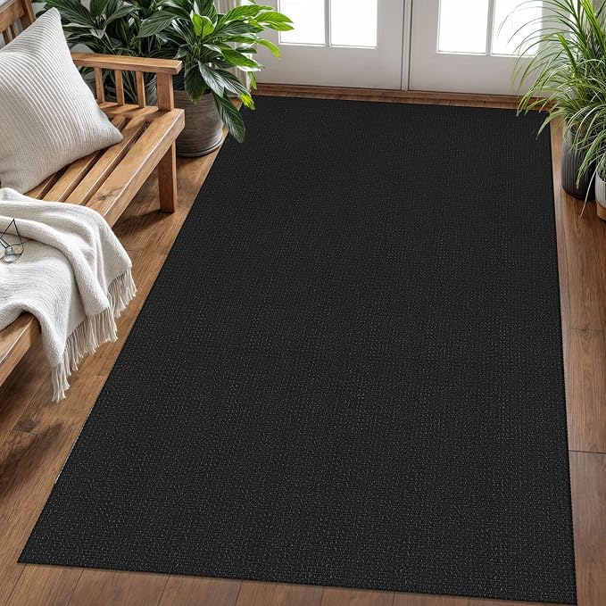 KOZYFLY Washable Area Rug 4x6 ft Non Slip Rubber Backed Living Room Rugs