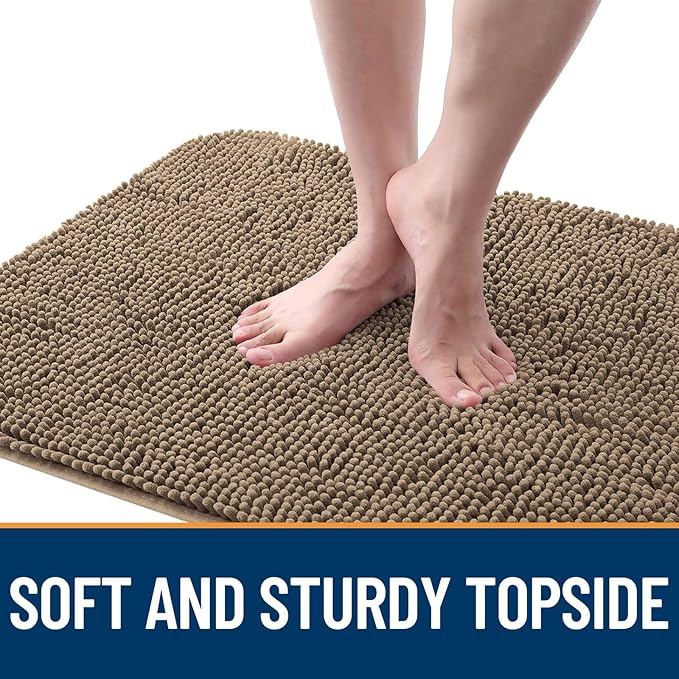 OLANLY Dog Door Mat for Muddy Paws 47x17, Absorbs Moisture and Dirt, Absorbent