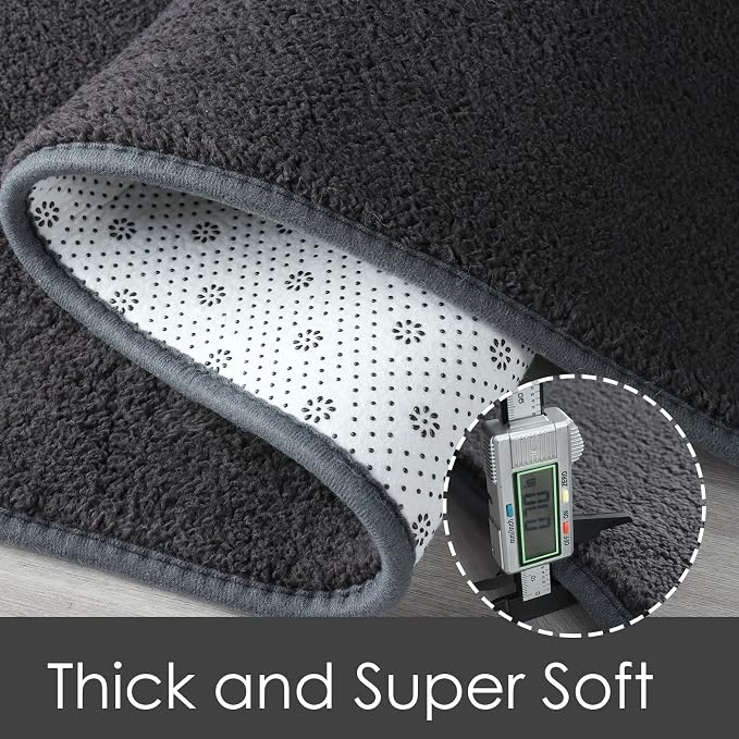 AROGAN 2x4 Feet Shag Runner Rug