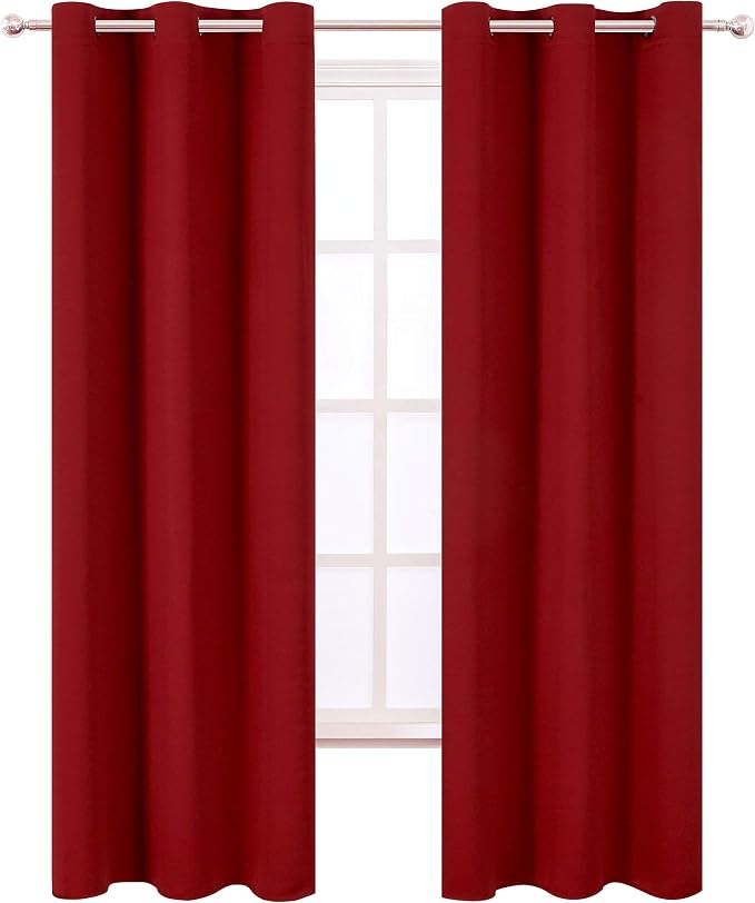LEMOMO Blackout Curtains 42 x 84 Inch