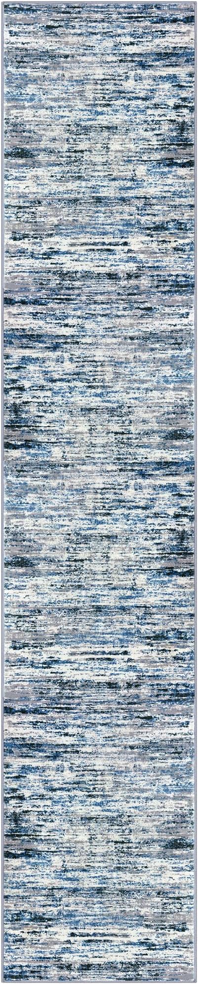 Lansny Modern Abstract Runner Rug 2x10