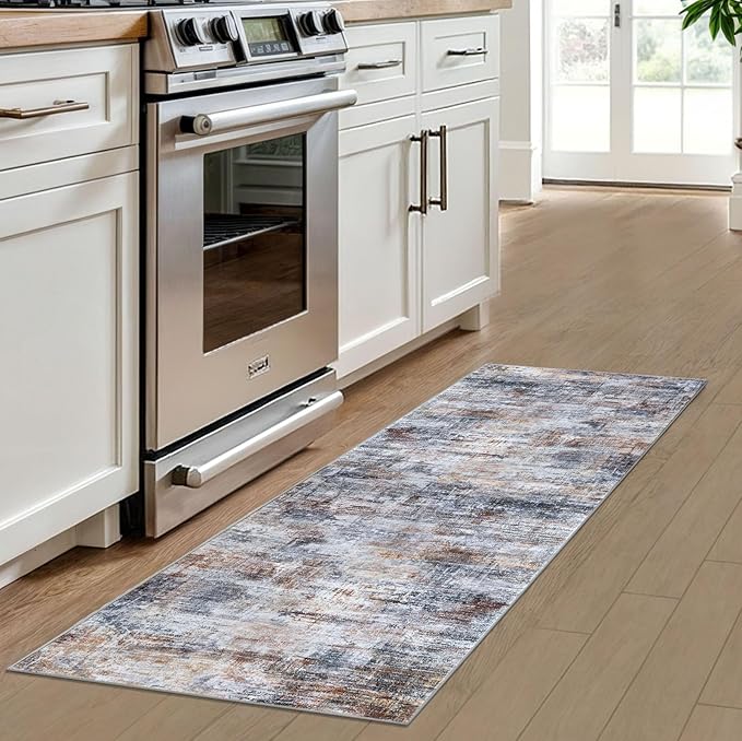 IOHOUZE Abstract Runner Rug 2x6 Ft Washable Runners