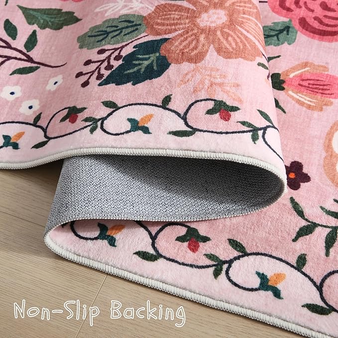 Rugcomf Runner Rug for Hallways Kitchen Rug Non Slip 2'6''x8' Washable Runner