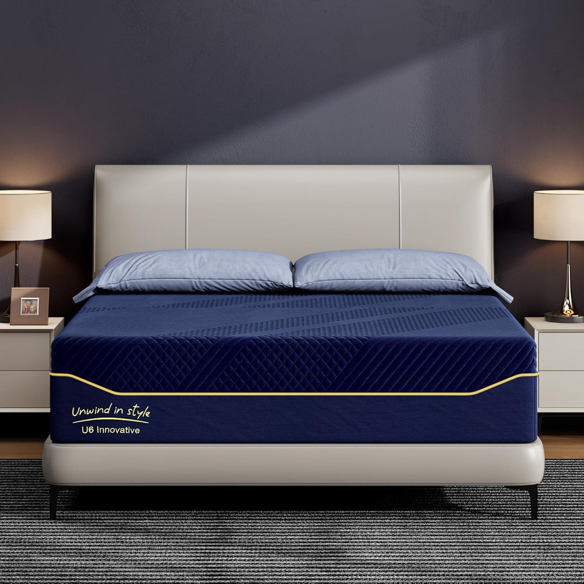 SDHYL Full Mattress, 12 Inch Gel Infused Memory Foam Mattress for Good Sleep, Bed in a Box Mid Firm CertiPUR-US Certified & Fiberglass Free, Washable Cover, 75"*54"