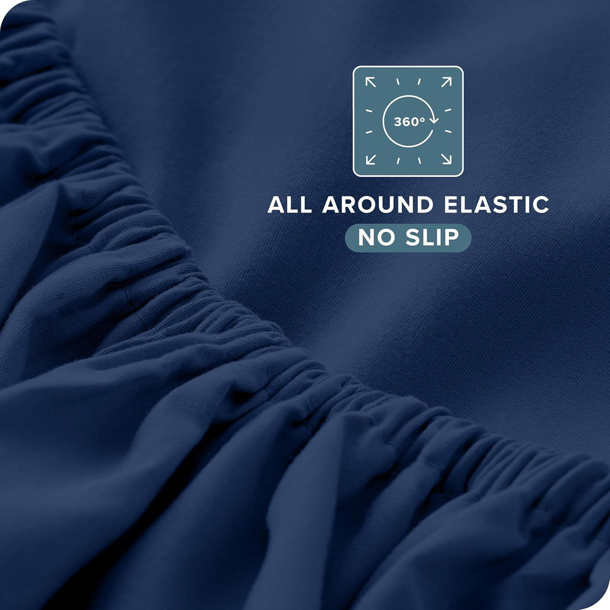 Bare Home Full Sheet Set - Luxury 1800 Ultra-Soft Microfiber Bed Sheets - Double Brushed - Deep Pockets - Easy Fit - 4 Piece Set - Bedding Sheets & Pillowcases (Full, Dark Blue)