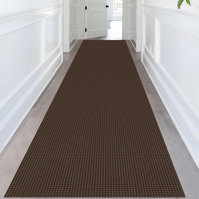 KOZYFLY Extra Long Runners for Hallways 3x14 ft Washable Kitchen Runner Non