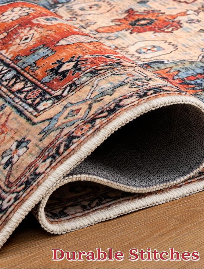 SERISSA Boho Washable Runner Rug