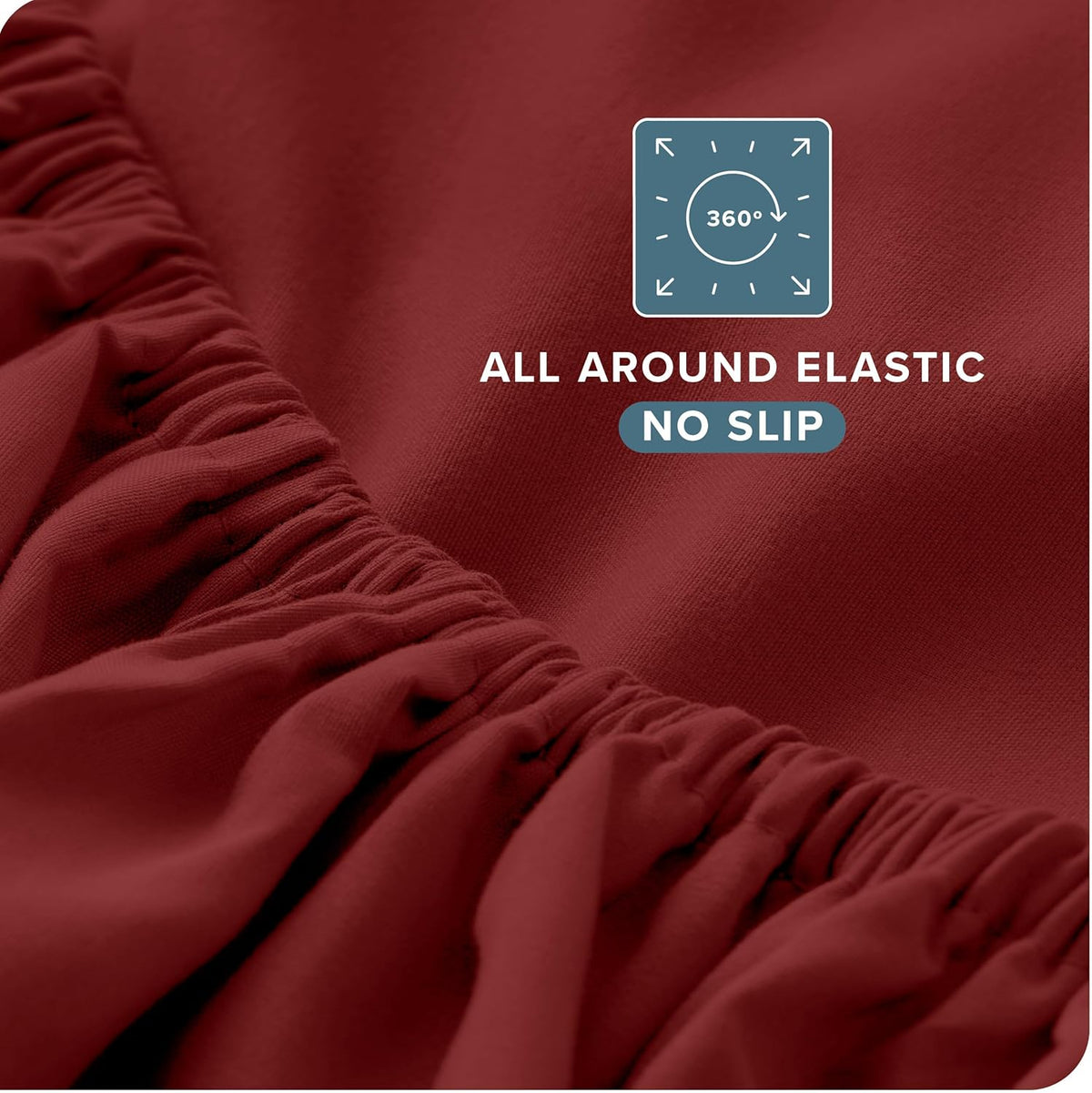 Bare Home King Sheet Set - 1800 Ultra-Soft Microfiber King Bed Sheets - Double Brushed - Deep Pockets - Easy Fit - 4 Piece Set - Bed Sheets (King, Rosewood)