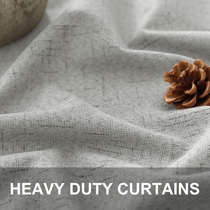 Light Grey Black Out Curtains 72 Inch Long