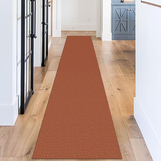 KOZYFLY Long Runners for Hallways 2x12 ft Washable Kitchen Runner Non Slip