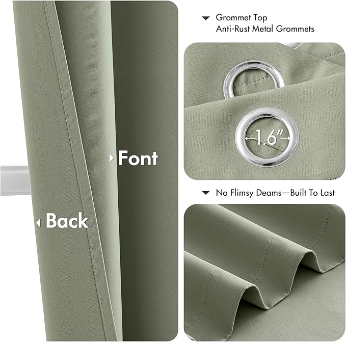 MIULEE Short Curtains for Windows