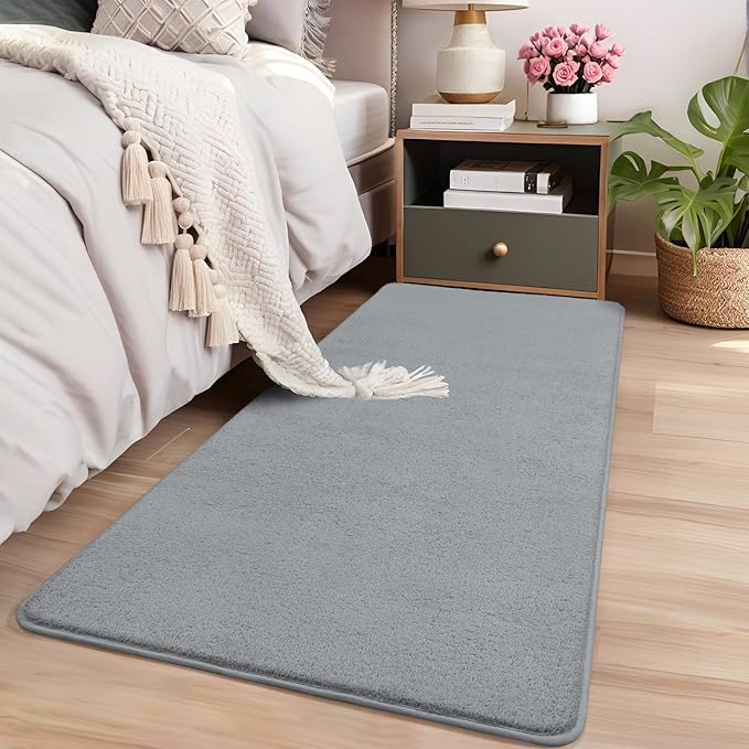 AROGAN 2x4 Feet Shag Runner Rug