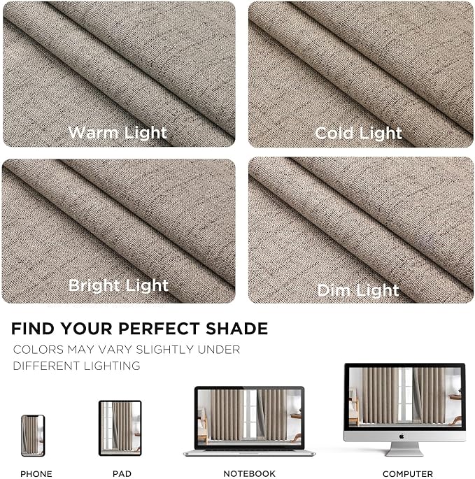 Joydeco Blackout Curtains for Bedroom