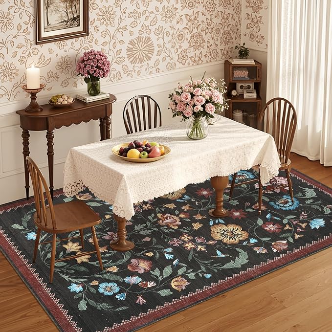 GarveeHome Washable Rug 4x6 Area Rugs