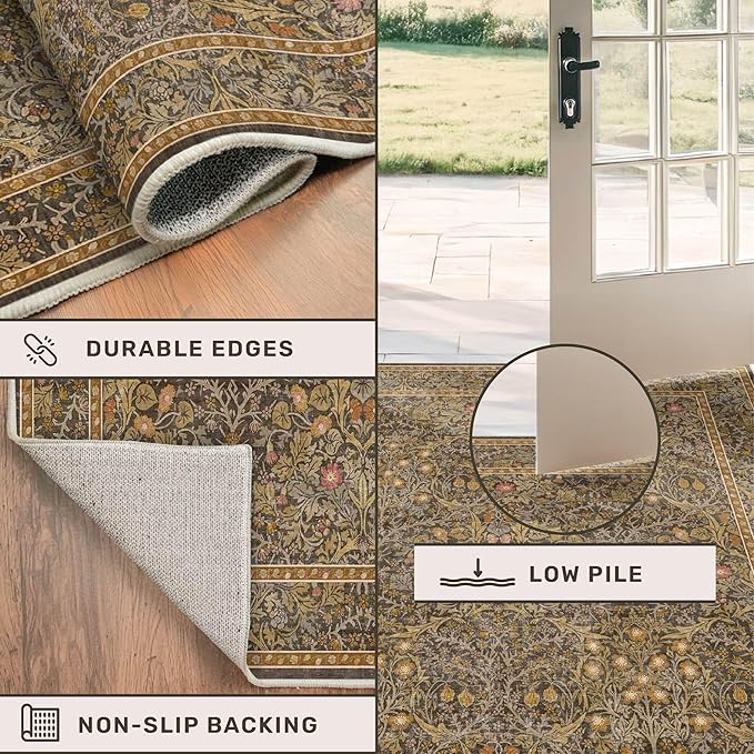 Large 8x12 Boho Living Room Rug