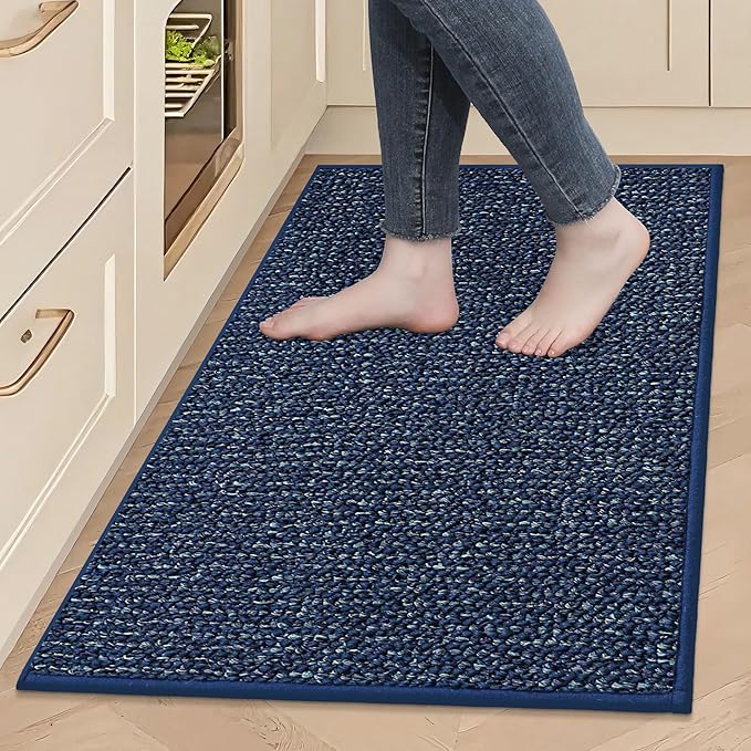 BEQHAUSE Kitchen Rugs 24"x36", Non-Slip Kitchen Mats