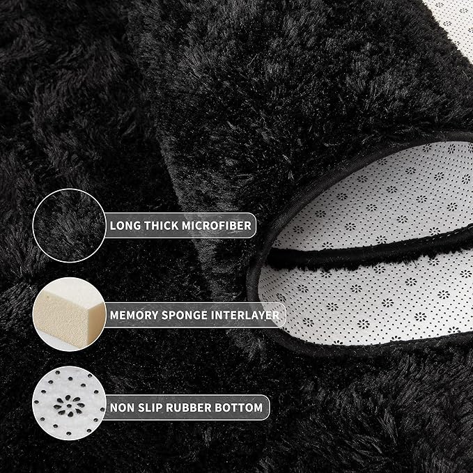 Tepook Soft Runner Rugs for Bedroom 2x6 ft