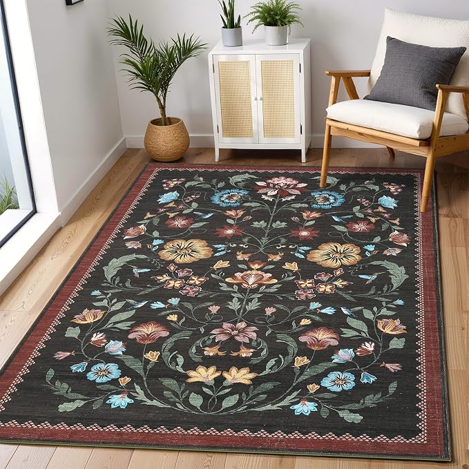 GarveeHome Washable Rug 4x6 Area Rugs