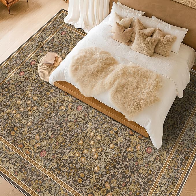 Large 8x12 Boho Living Room Rug