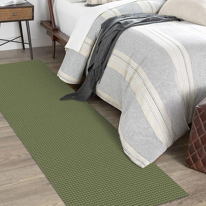 KOZYFLY Runners for Hallways 2x7 ft Washable Kitchen Runner Non Slip Rubber