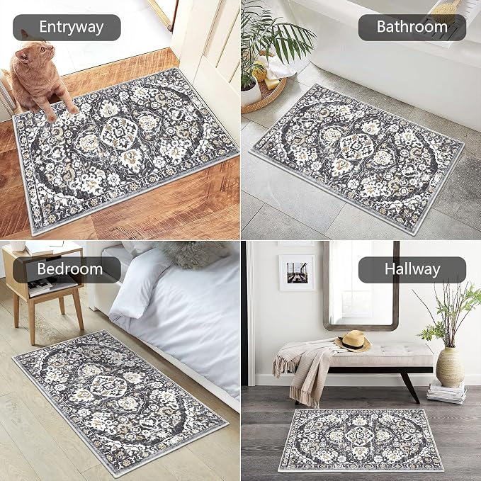 HEBE Washable Area Rug