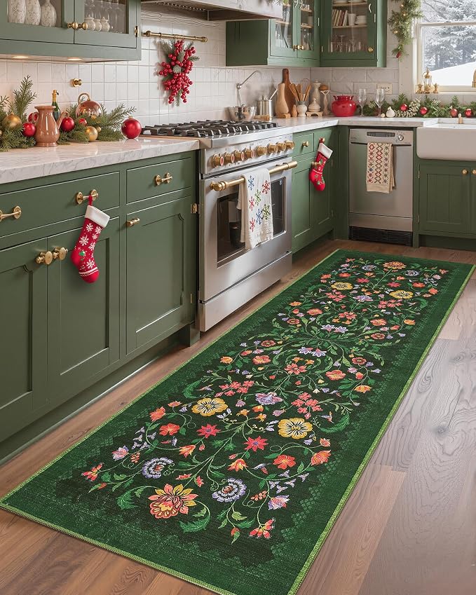 Protea Floral Rug 2.5x8 Runners