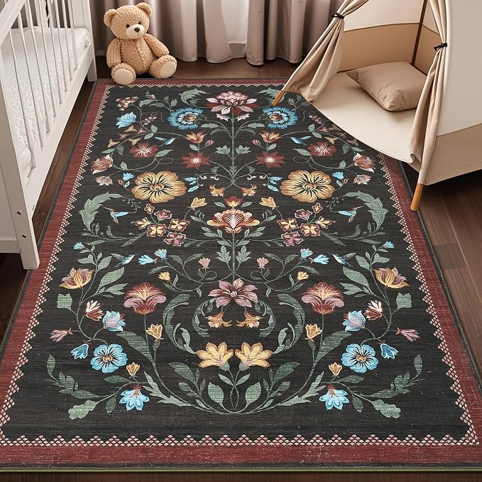 GarveeHome Washable Rug 4x6 Area Rugs