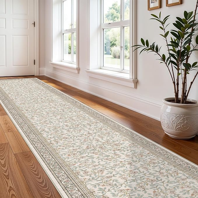 TOPRUUG 2x12 Washable Runner Rug - 12ft Runners