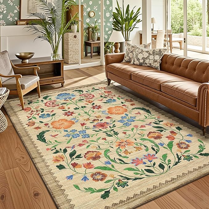 GarveeHome Washable Rug 8x10 Area Rugs