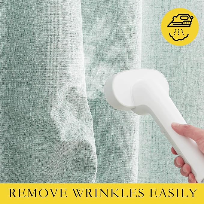 NICETOWN 100% Absolutely Blackout Linen Curtains