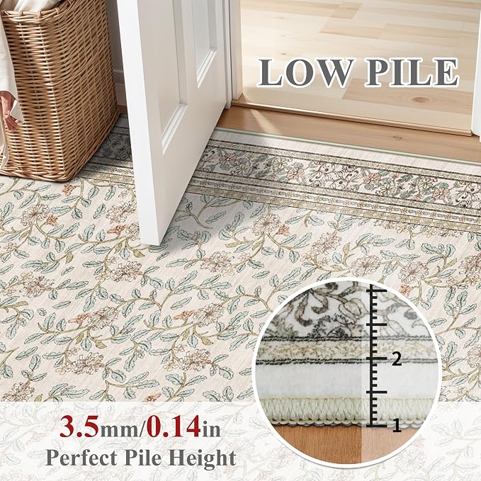 TOPRUUG 2x12 Washable Runner Rug - 12ft Runners