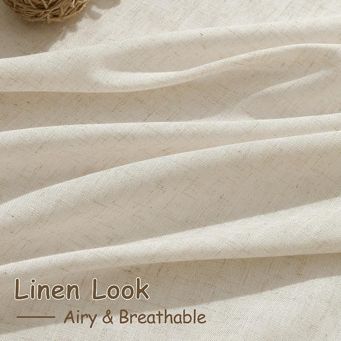 Nanspring 102 Inch Long Curtains