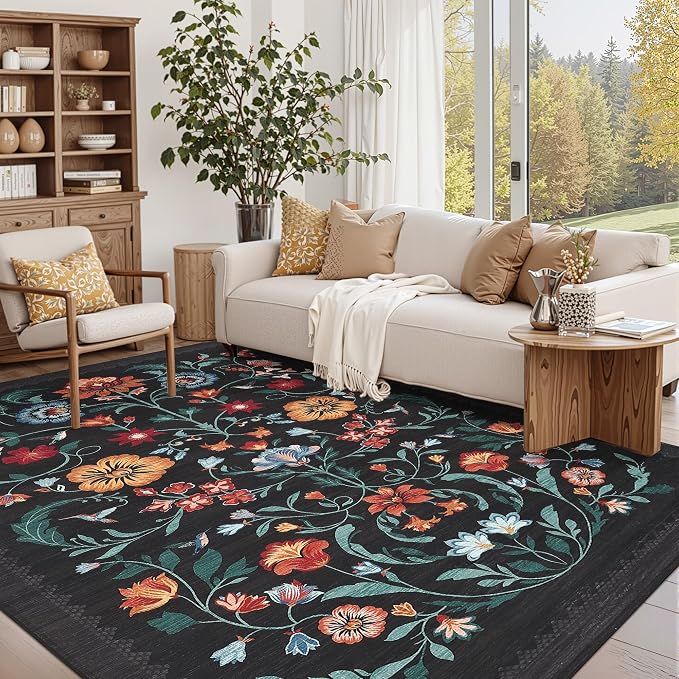 GarveeHome Washable Rug 8x10 Area Rugs