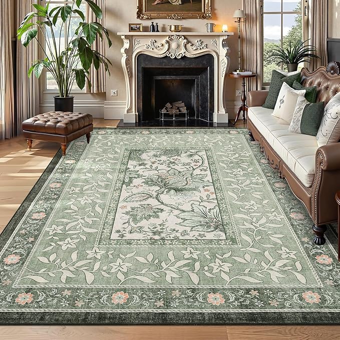 GarveeHome Provence 8x10 Area Rugs