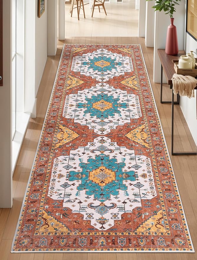 SERISSA Boho Washable Runner Rug