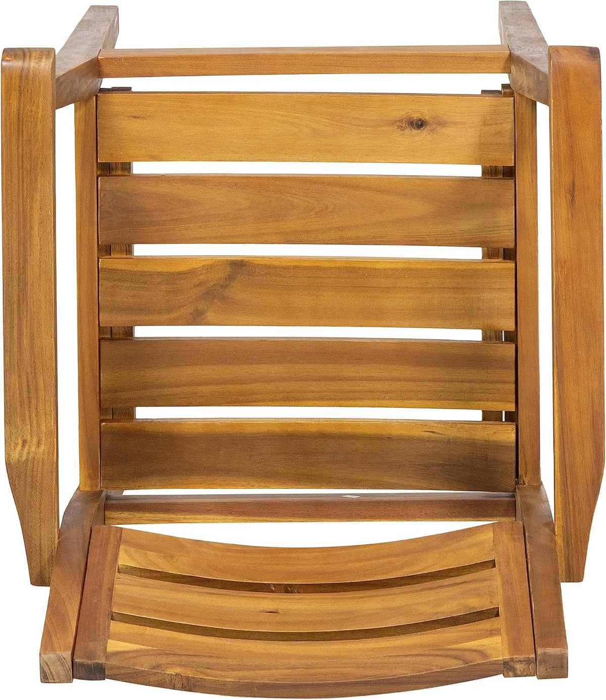 Merax Acacia Wood Dining Chairs Set of 2,Stamford Outdoor Acacia Wood Dining Chairs for Kitchen, Living Room,Outdoor,Teak
