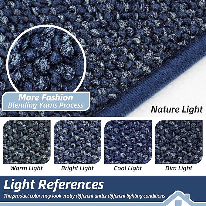 BEQHAUSE Kitchen Rugs 24"x36", Non-Slip Kitchen Mats
