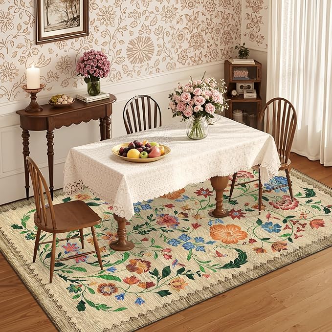 GarveeHome Washable Rug 3x5 Area Rugs