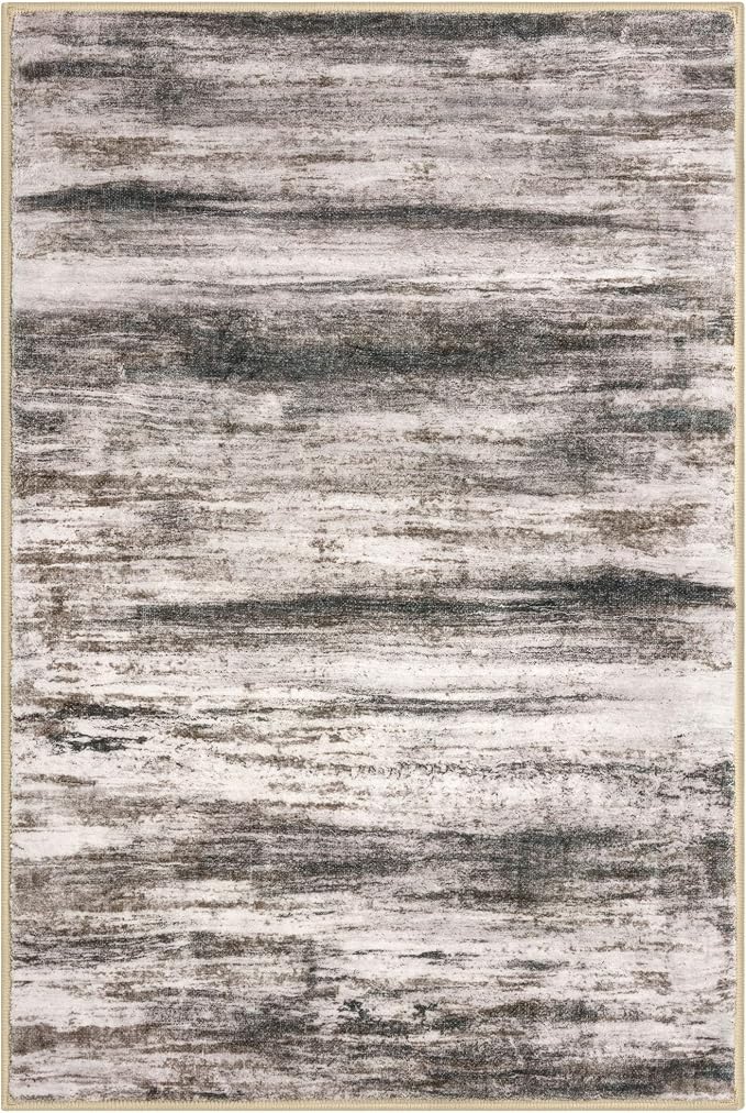 KOZYFLY Small Area Rug 2x3 Rug Entryway Rugs Modern Abstract, Washable Kitchen