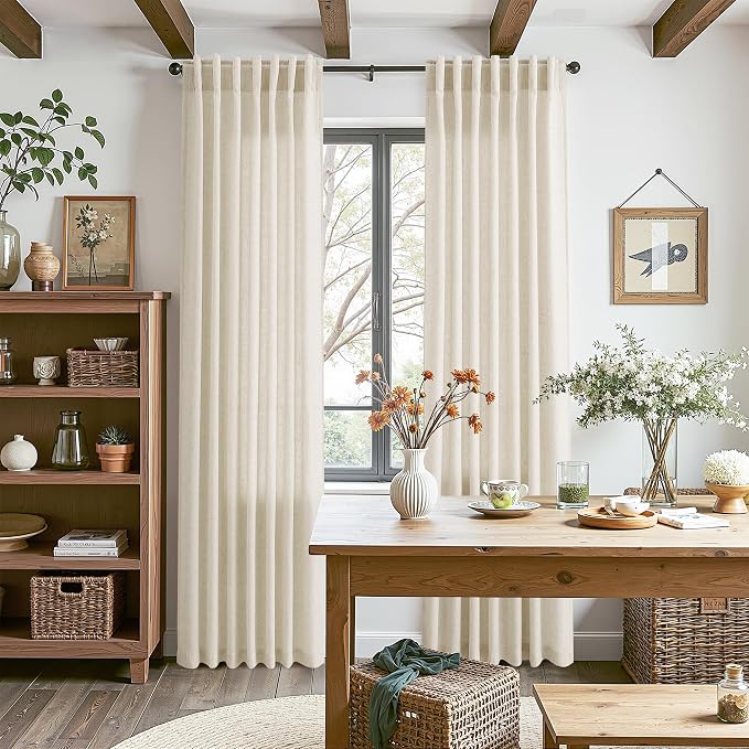 Nanspring 108 Inch Long Curtains