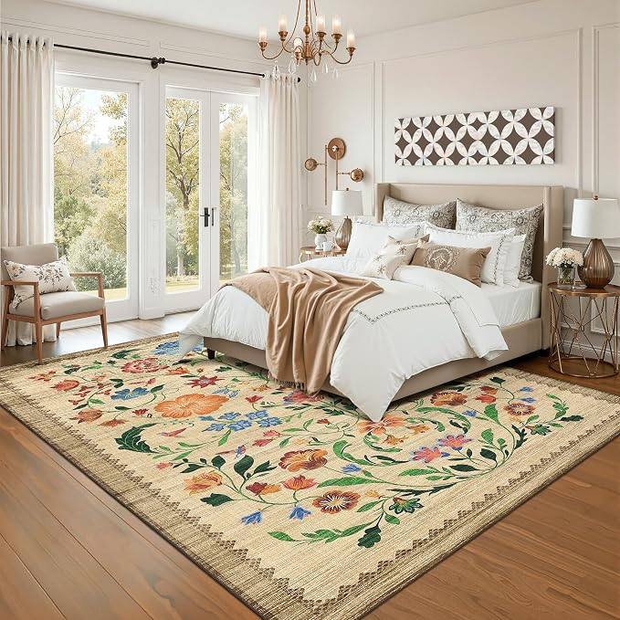 GarveeHome Washable Rug 8x10 Area Rugs