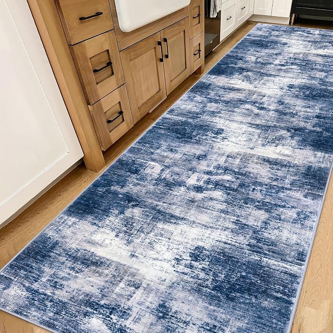 IOHOUZE Abstract Runner Rug 3x14 Ft Washable Runners