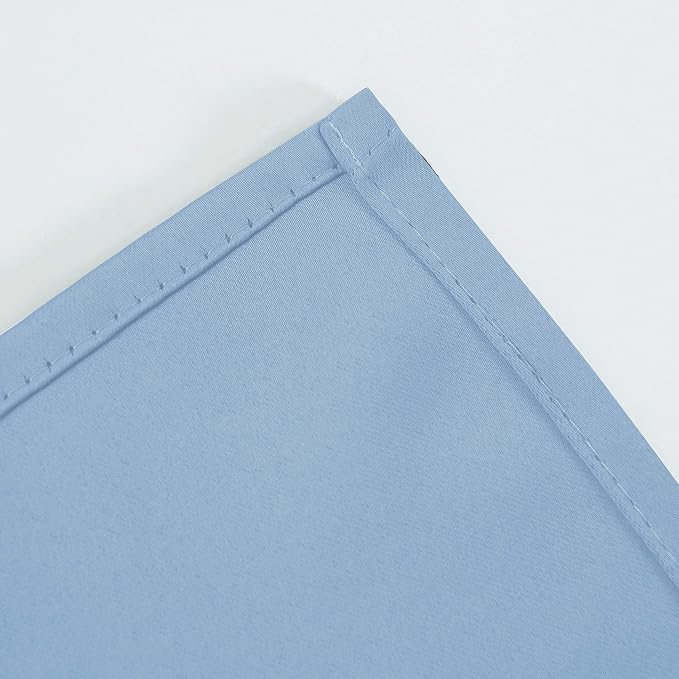 LEMOMO Sky Blue Thermal Blackout Curtains/52 x 108 Inch/Set of 2 Panels Room