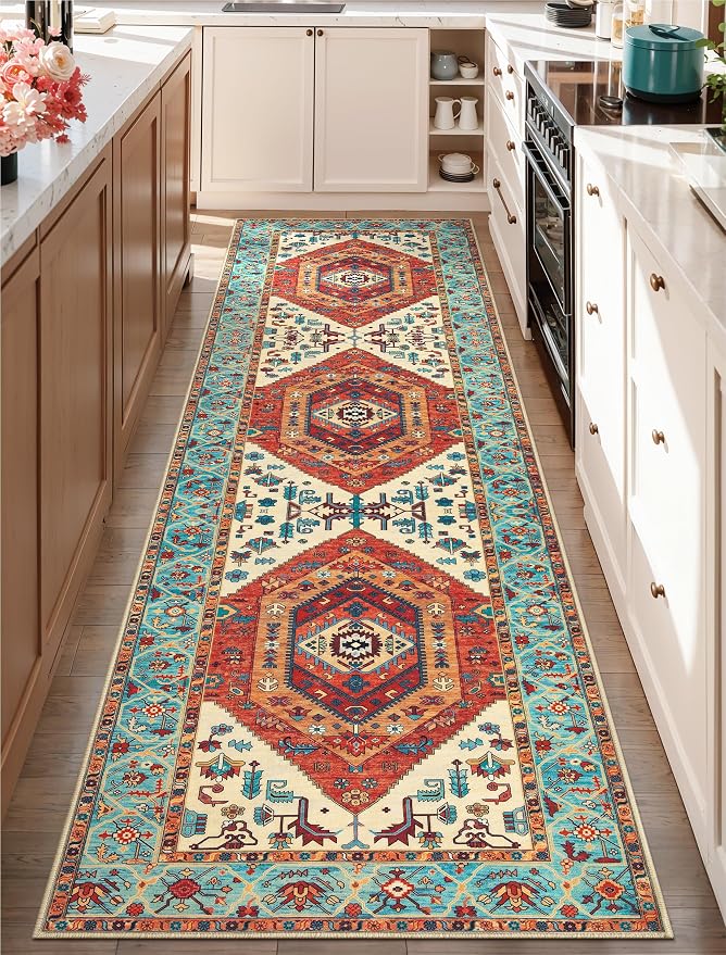 SERISSA Boho Washable Runner Rug