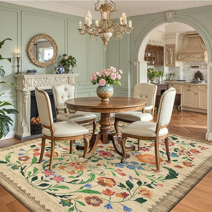 GarveeHome Washable Rug 8x10 Area Rugs