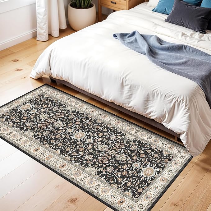 Washable 2x5 Entryway Runner Rug: Stain Resistant Carpet
